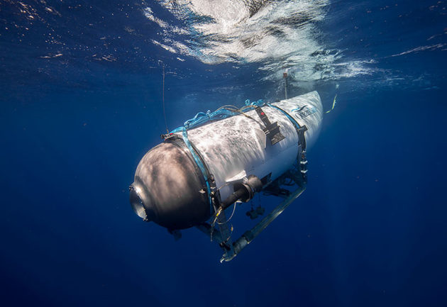 Submarino desaparecido llevaba a cinco turistas a ver los restos del Titanic