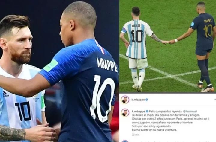 El emotivo mensaje de Mbappé a Messi por su cumpleaños: “Aprendí mucho de ti”