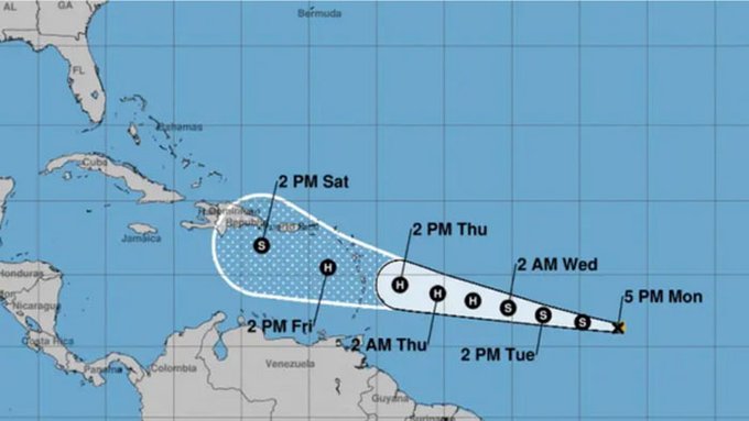 Bret se acercará a las Antillas Menores a fines de esta semana, pero antes se convertirá en huracán