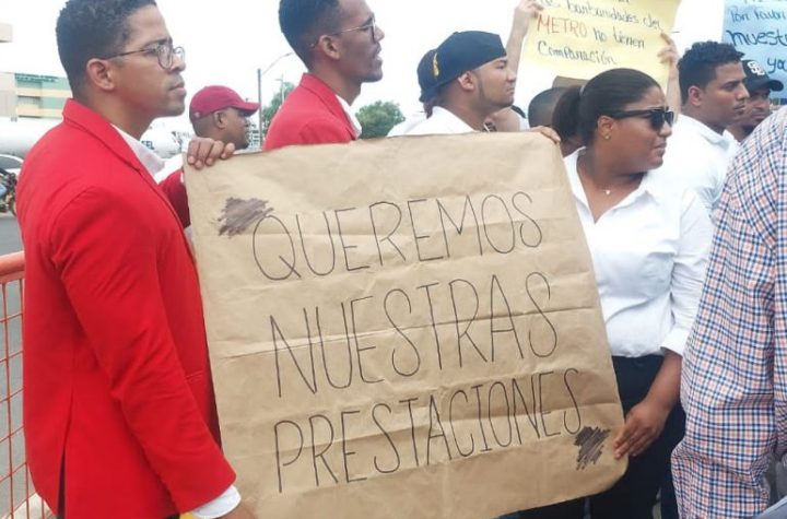 Solo 17 trenes están funcionando en el Metro de Santo Domingo tras protestas