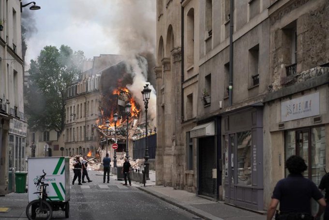 Explosión en el centro de París causa al menos 16 heridos, 7 muy graves