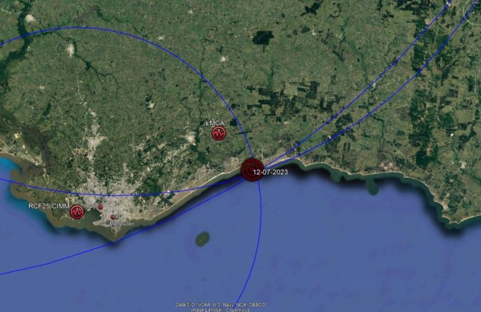 Uruguay registra un temblor de magnitud 4,0 en el sur del territorio