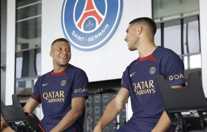 Mbappé regresó a los entrenamientos con el PSG