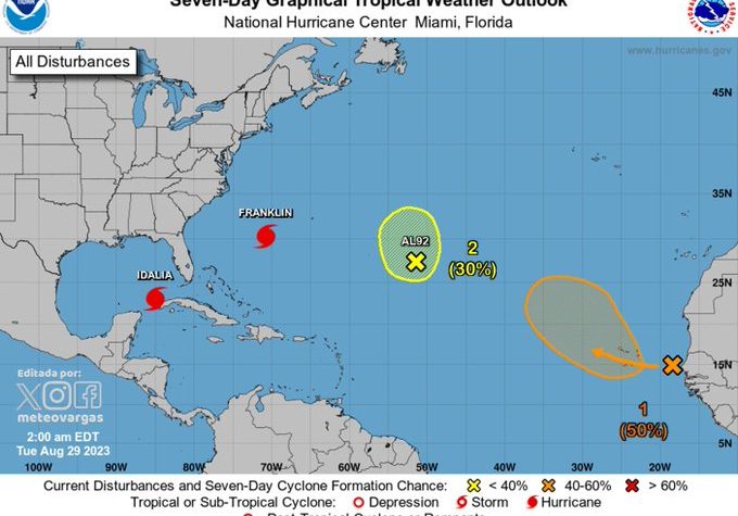 Idalia ya es huracán y se intensificará rápidamente antes de tocar tierra en Florida