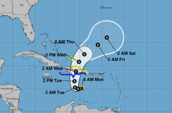 Declaran martes no laborable a partir del mediodía y miércoles completo por tormenta Franklin