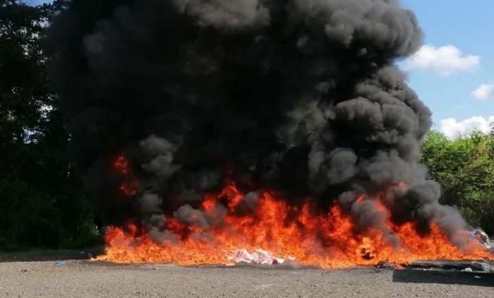 Autoridades incineran más de 700 kilos de drogas