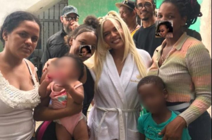 Karol G comparte con munícipes de San Pedro de Macorís en grabación de video