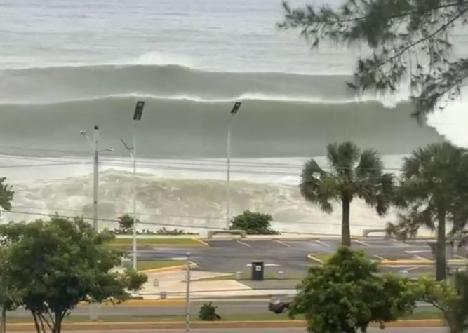 Alcaldía DN cierra tramo Malecón SD con Av. 30 de Mayo por precipitaciones huracán Beryl