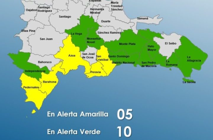 COE eleva a 15 las provincias en alerta por posible paso de Beryl